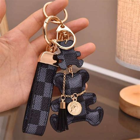 lv dog keychain how to use|louis vuitton teddy bear keychain.